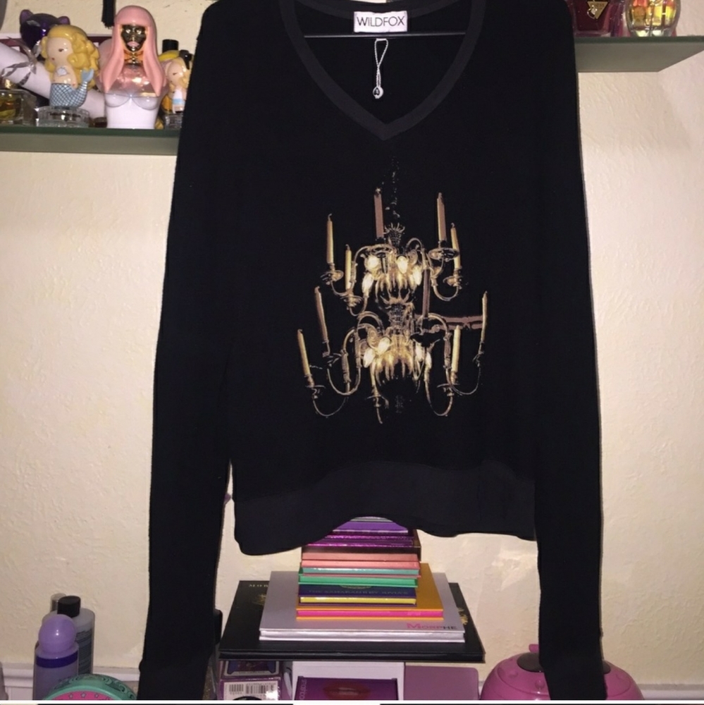 Wildfox Chandelier V-Nack Jumper